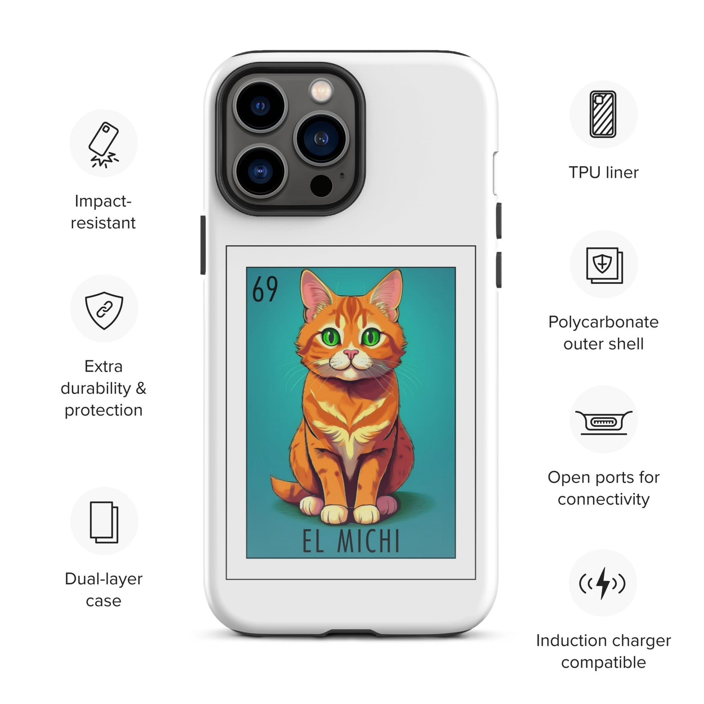 "El Michi" tough Case for iPhone®