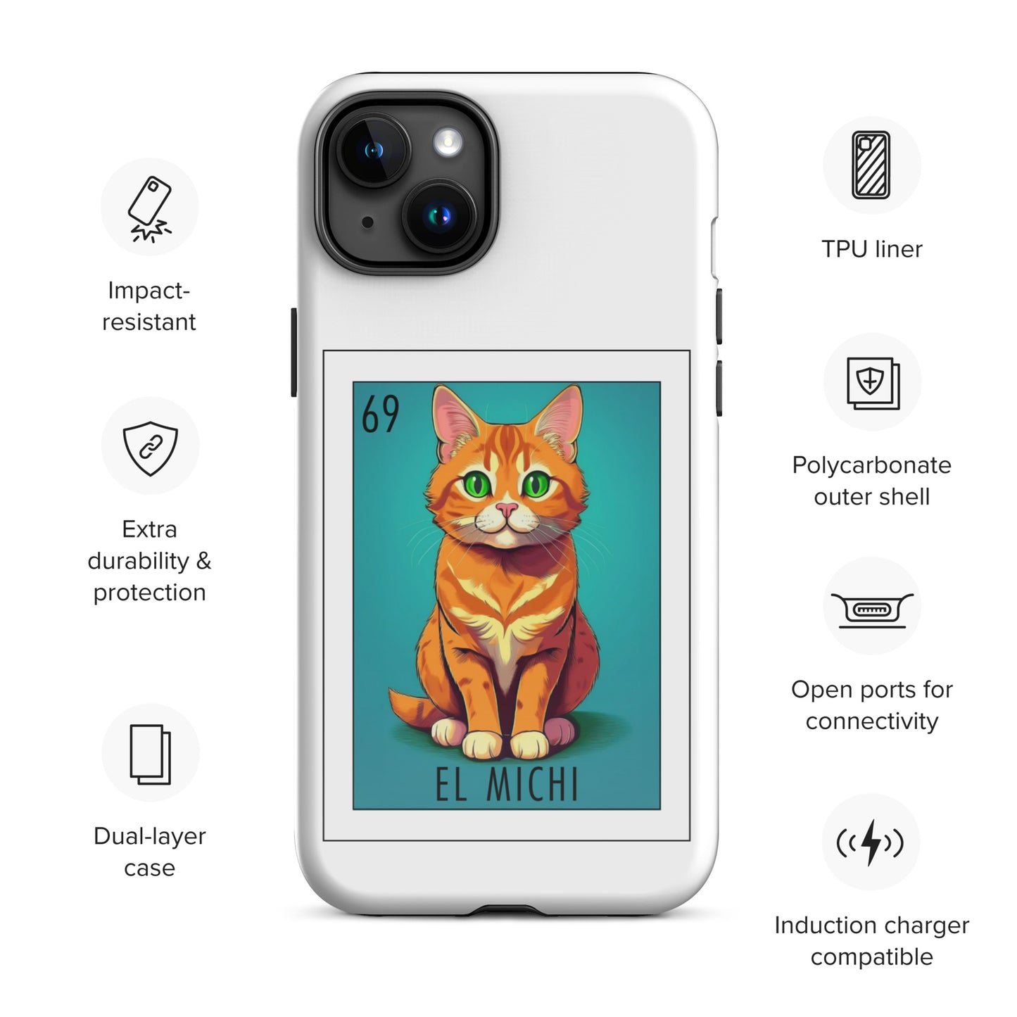 "El Michi" tough Case for iPhone®