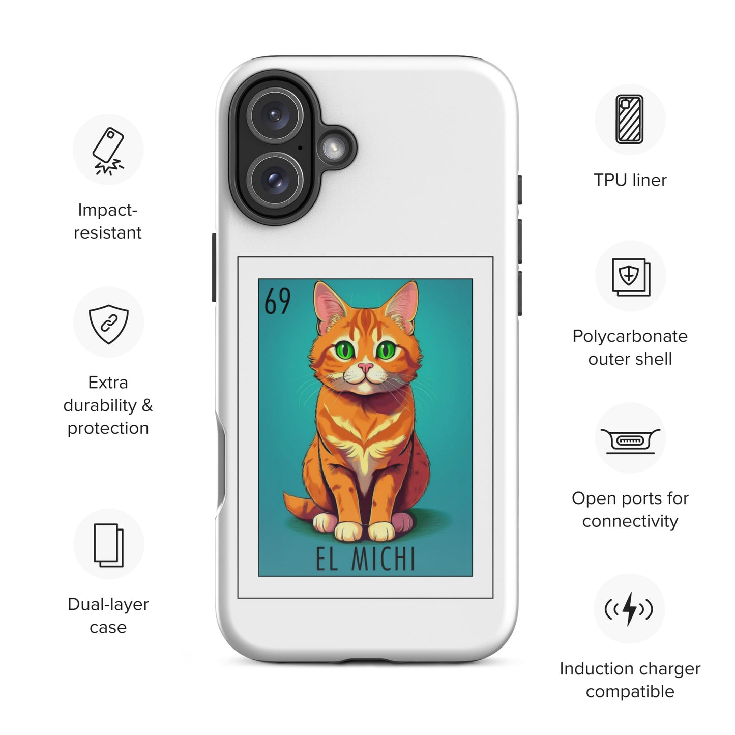 "El Michi" tough Case for iPhone®