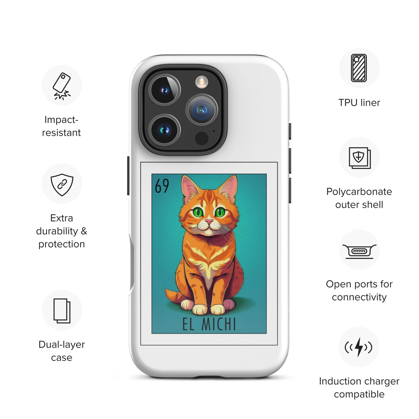 "El Michi" tough Case for iPhone®