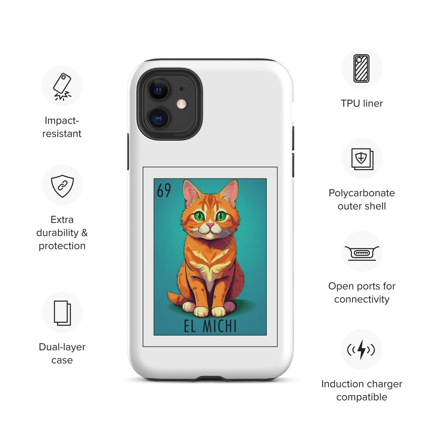 "El Michi" tough Case for iPhone®