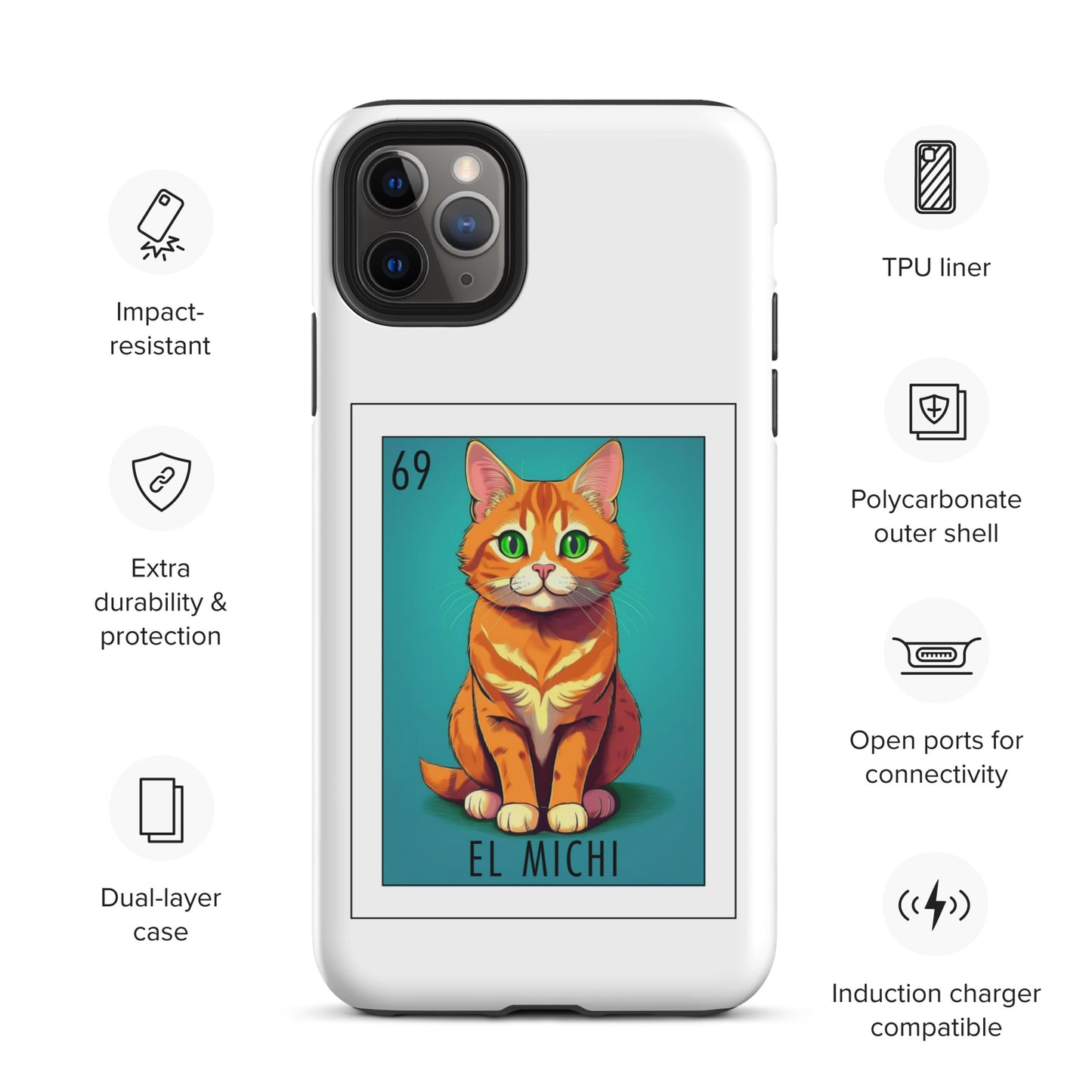 "El Michi" tough Case for iPhone®