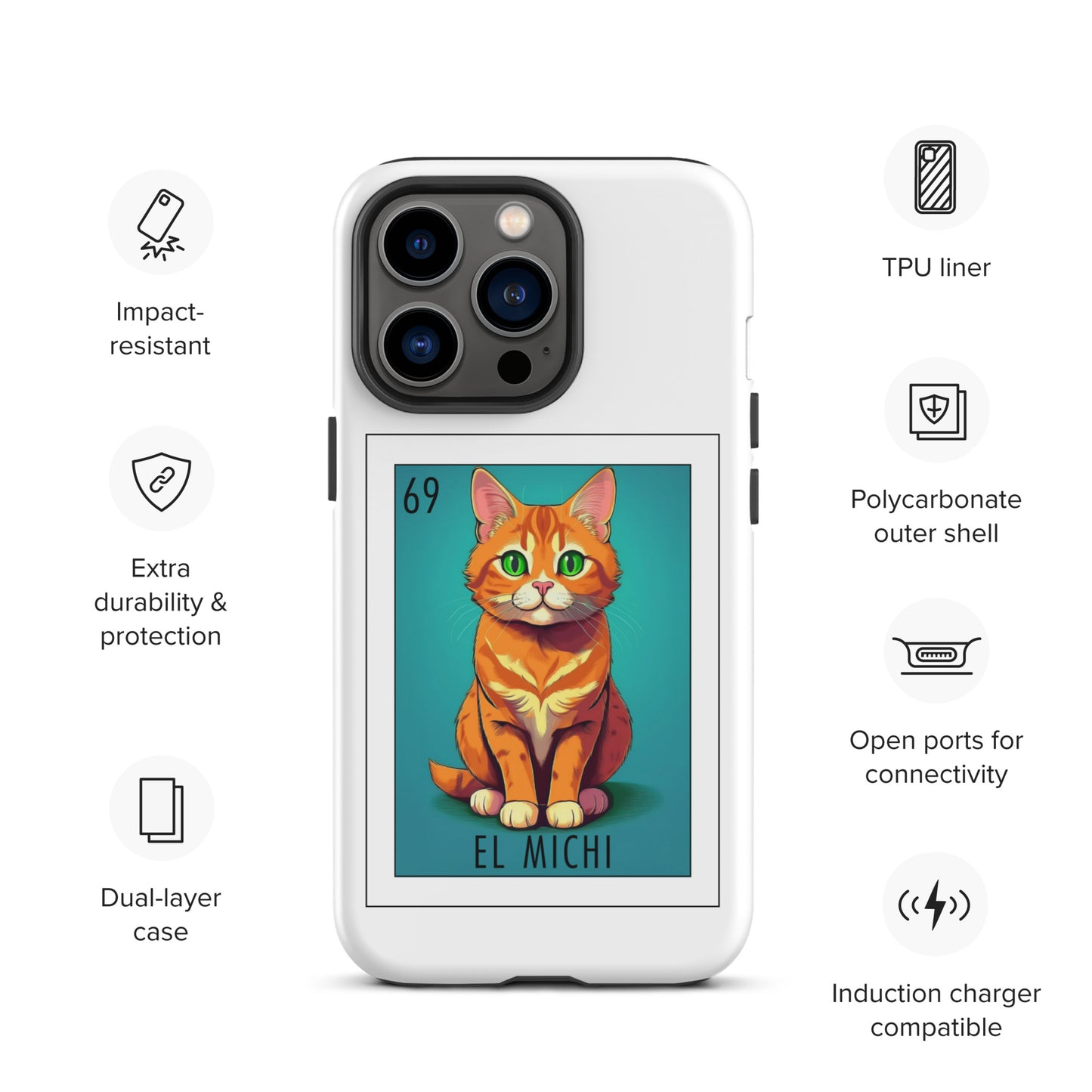 "El Michi" tough Case for iPhone®