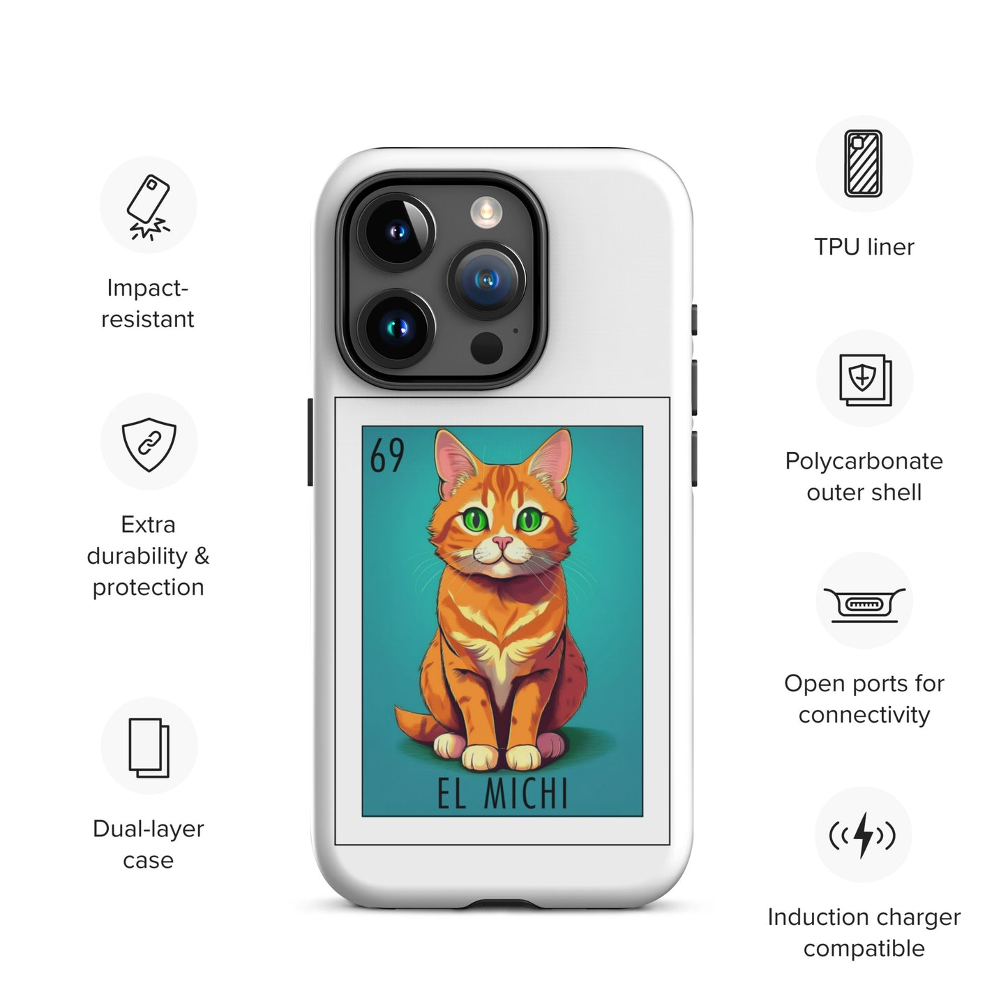 "El Michi" tough Case for iPhone®