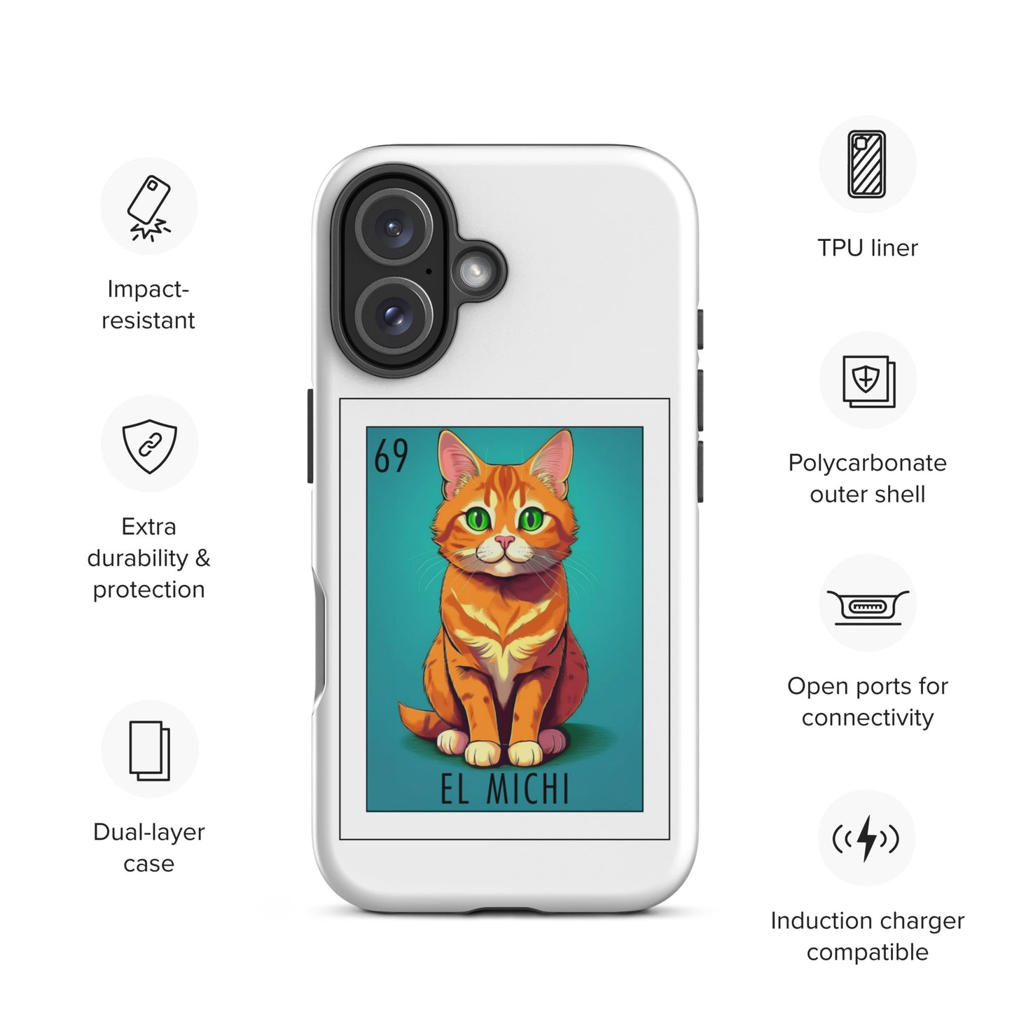 "El Michi" tough Case for iPhone®