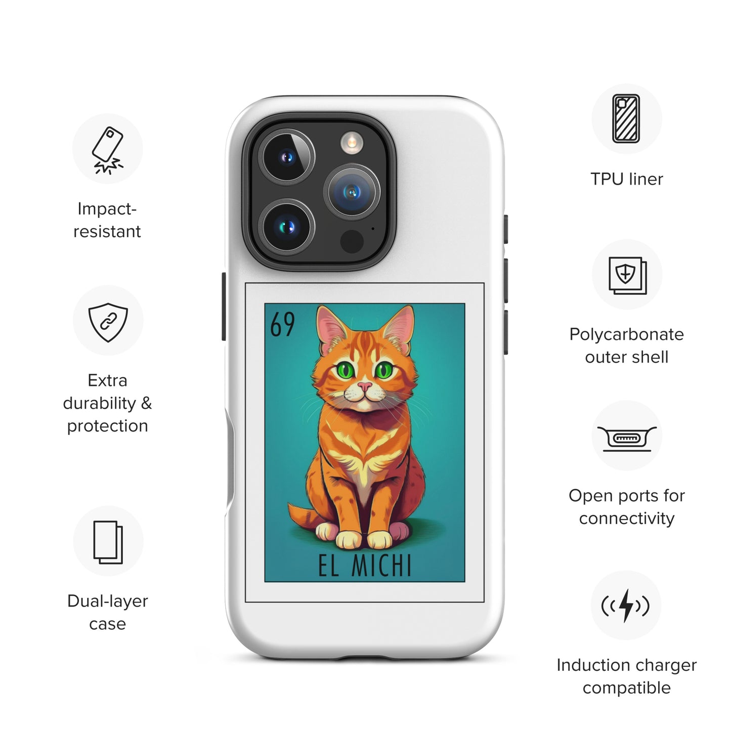 "El Michi" tough Case for iPhone®